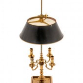 A Gilt Metal Four-Light  Bouil