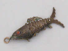 A gilt metal (tests silver)