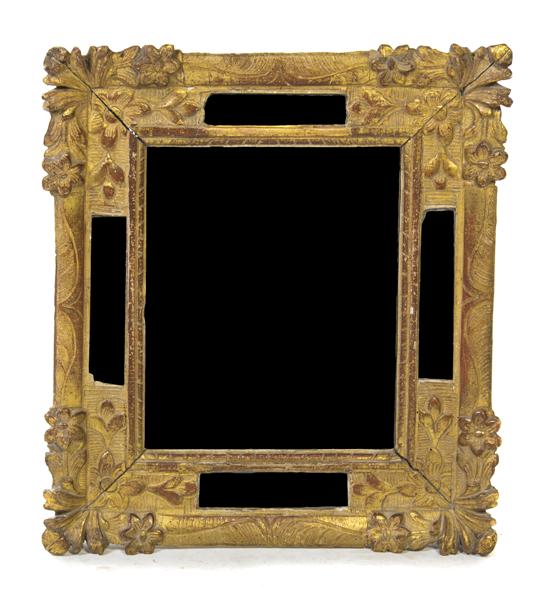 A Gilt Mirror having a