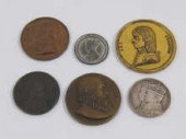 A gilt Napoleonic medal struck