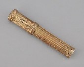 A Gilt Silver Etui Hallmarked