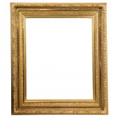 A GILTWOOD CARVED AND GESSO DE