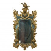 A GILTWOOD CARVED CHINESE CHIP