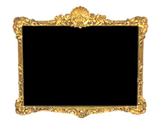 A Giltwood Mirror of rectangular