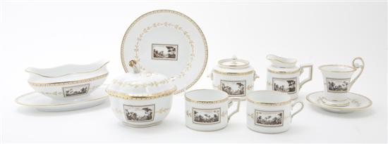 *A Ginori Partial Dinnerware