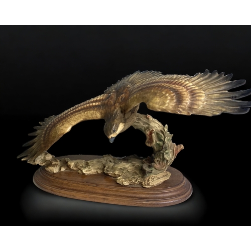 A GIUSEPPE ARMANI OSPREY SCULPTURE.