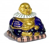 A G.K. Benda gilt and enameled