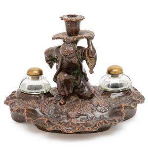 A Glazed Terra Cotta Figural
