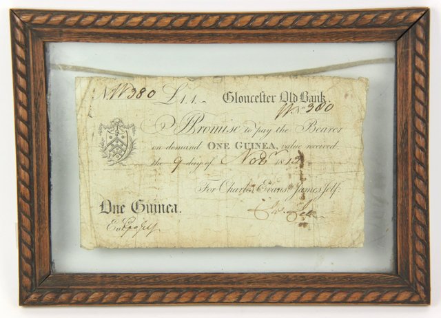 A Gloucester Old Bank One Guinea
