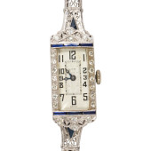 A GLYCINE ART DECO DIAMOND, SY
