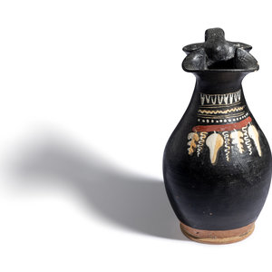 A Gnathian-Ware Trefoil Oinochoe