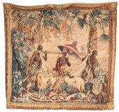 A Gobelins style tapestry to a