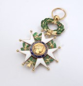 A gold and enamel French Legio