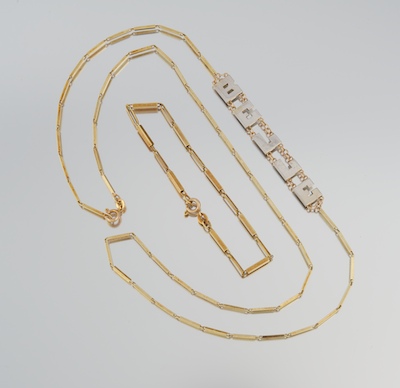 A Gold "Belle" Necklace and