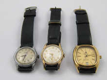 A gold filled gent's wrist watch by