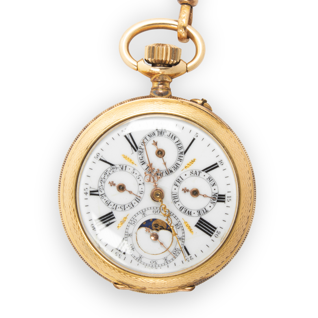 A GOLD-FILLED POCKET WATCH A
