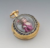 A Gold, Gilt, Enamel and Gemst