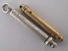 A gold miniature propelling