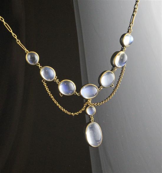 A gold mounted spectacle set
