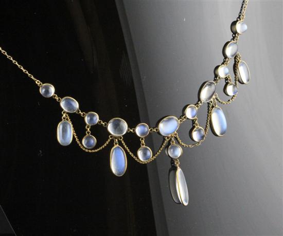 A gold mounted spectacle set