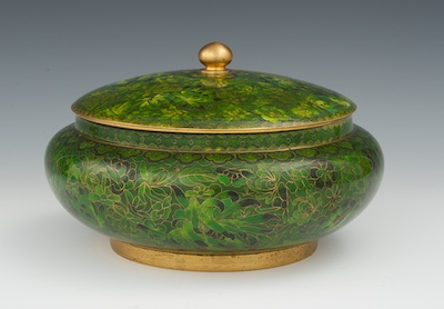 A Gold Wire Cloisonne Covered