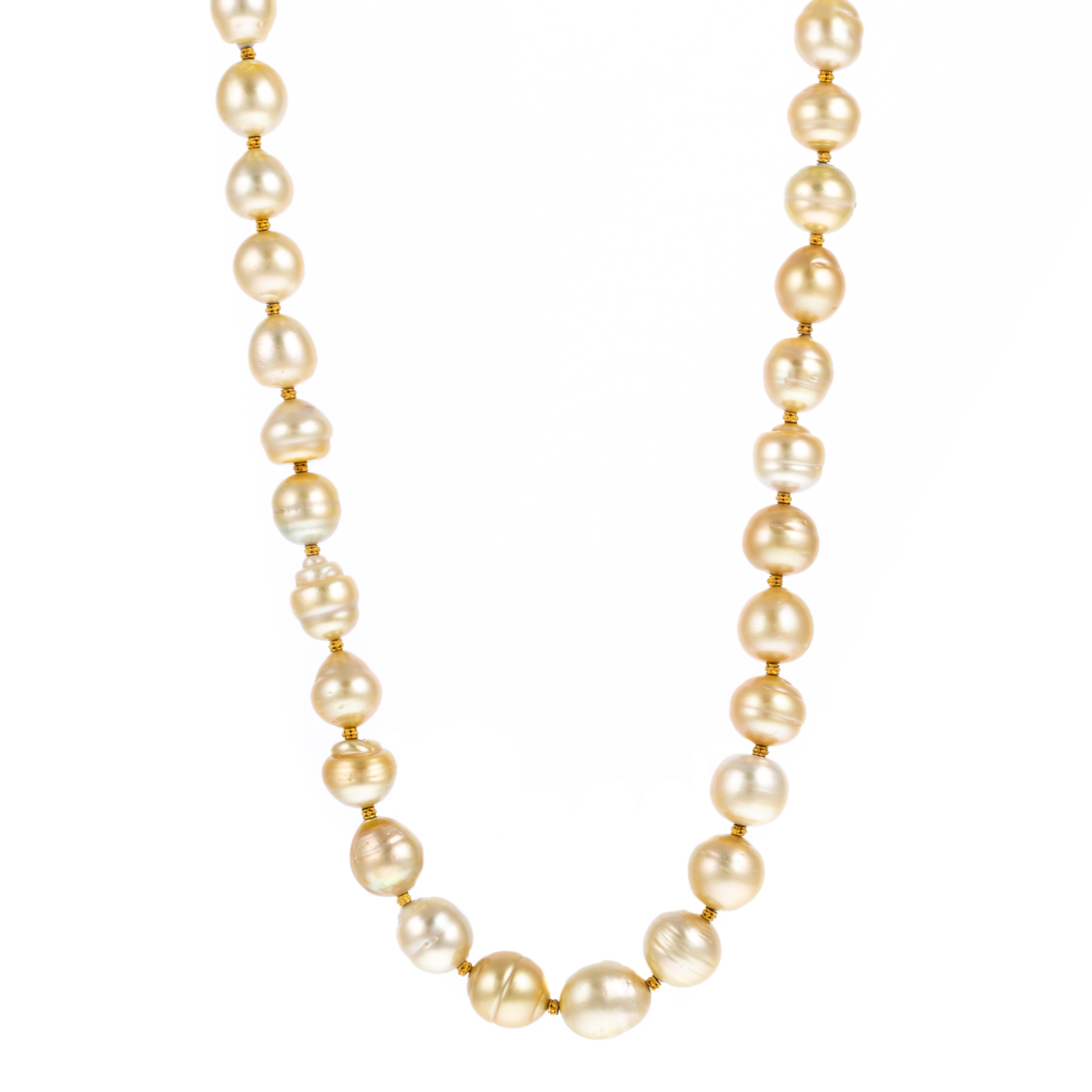 A GOLDEN BAROQUE SOUTH SEA PEARL