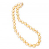 A GOLDEN SOUTH SEA PEARL AND E