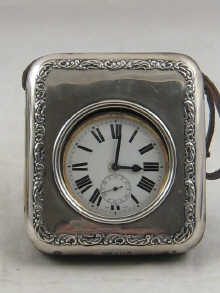 A Goliath watch in silver faced