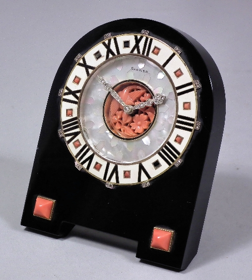 A good 1920s Cartier black onyx
