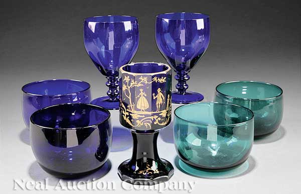 A Good Group of Bristol Glass