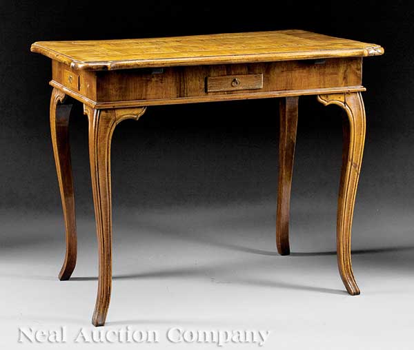 A Good Italian Inlaid Walnut and