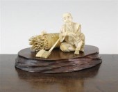 A good Japanese ivory figure o
