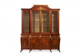 A GOOD LOUIS XV STYLE MAHOGANY