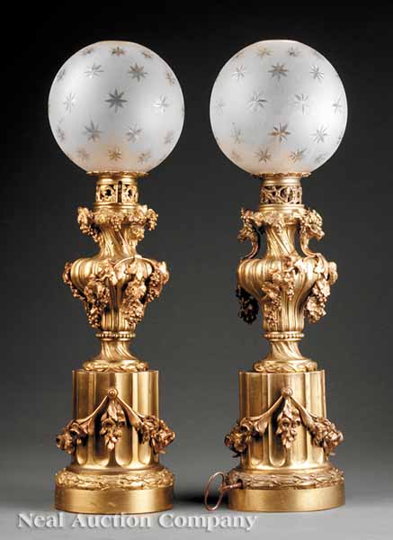 A Good Pair of French Gilt Bronze