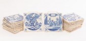 A good set of twenty Dutch Del