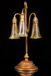A GOOD TIFFANY STUDIOS BRONZE