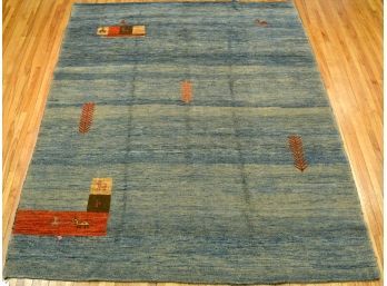 A good vintage room size Gebbeh rug
