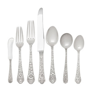 A Gorham Cluny Silver Flatware