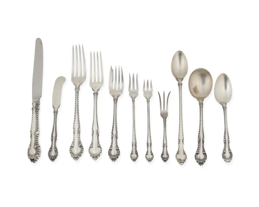 A GORHAM "ENGLISH GADROON" STERLING