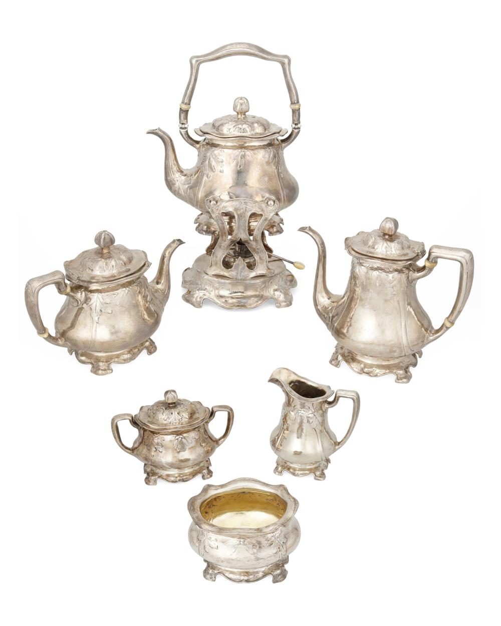 A GORHAM MARTELé SILVER TEA AND
