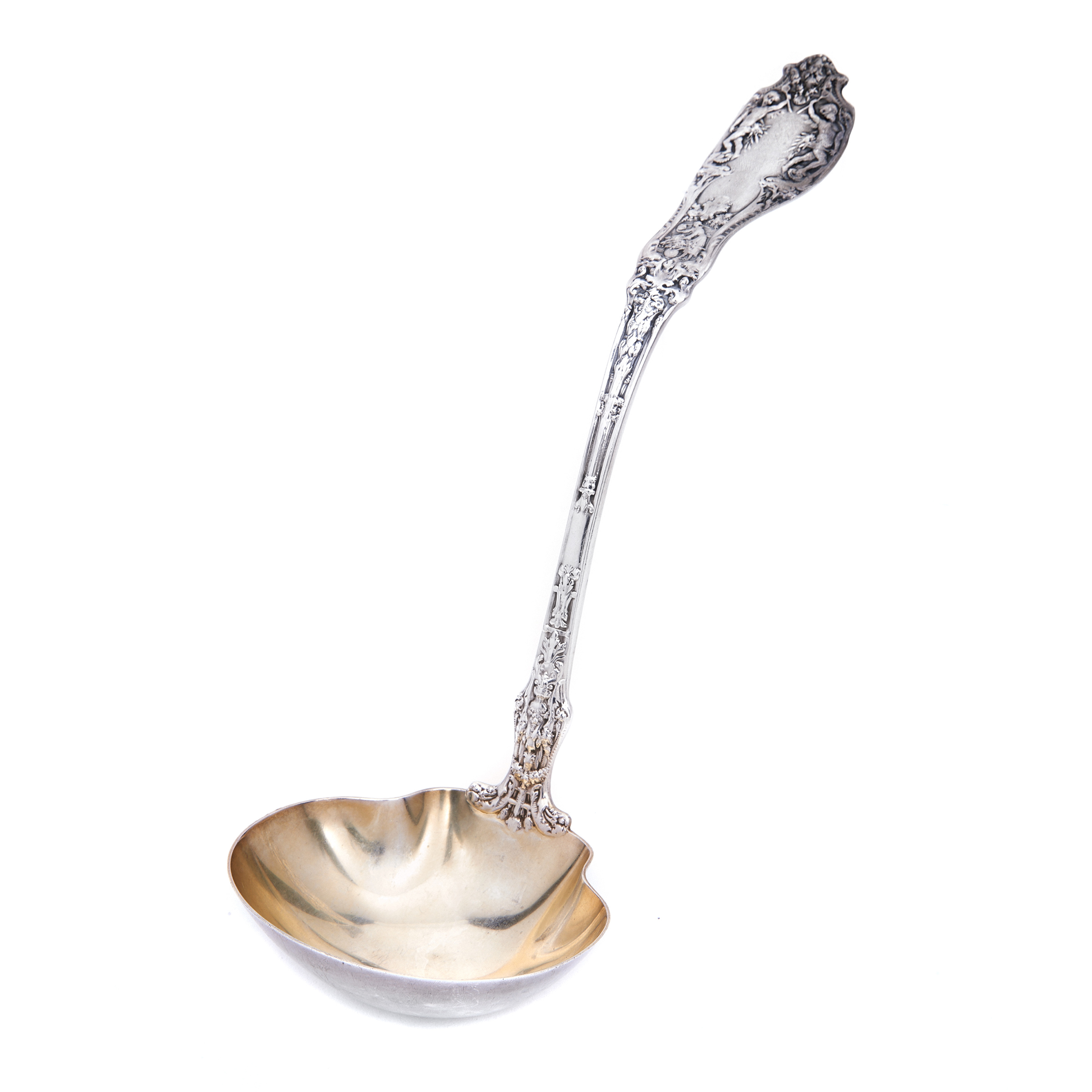 A GORHAM PARIS PUNCH LADLE, CIRCA