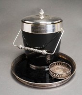 A GORHAM SILVERPLATE AND FAUX