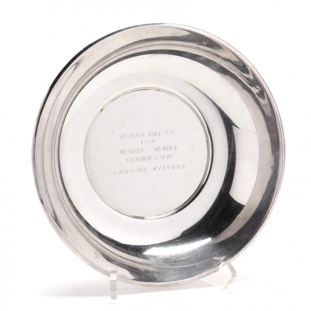 A GORHAM STERLING SILVER TROPHY