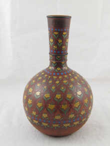 A gourd shaped vase by Davenport