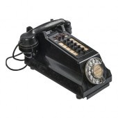 A GPO black Bakelite Intercom