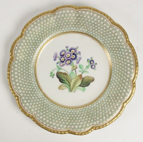 A Grainger and Co porcelain dessert