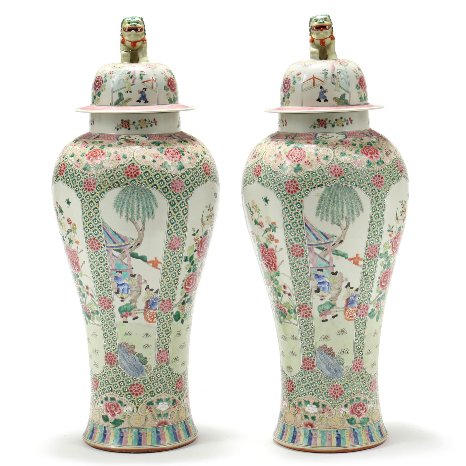 A GRAND PAIR OF CHINESE STYLE