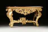 A GRAND ROCOCO REVIVAL MARBLE