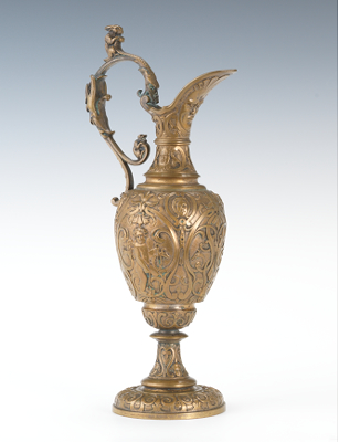A Grand Tour Bronze Ewer Cast