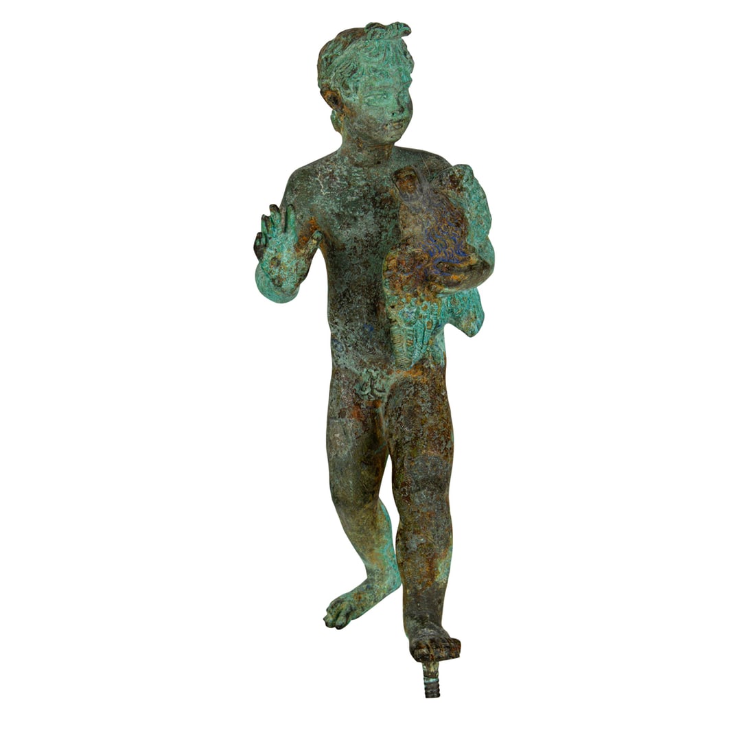 A GRAND TOUR BRONZE FIGURE OF